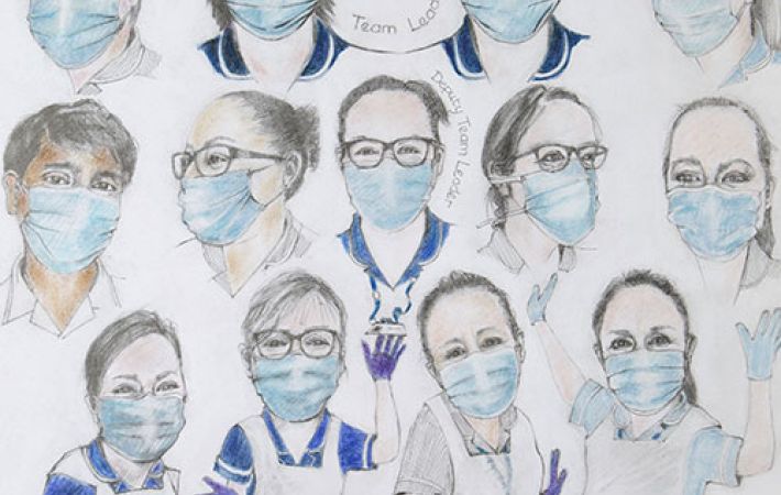 18 NHS Portraits Over Lockdown