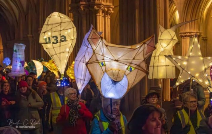 Wells Community Day: u3a shines with lantern parade