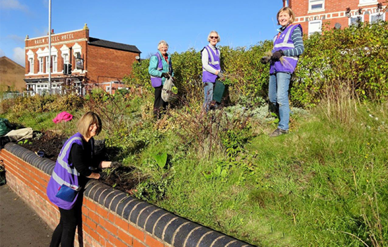 Passing through Kidderminster Station