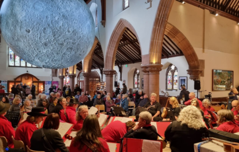 Lunar tunes: a celestial performance by u3a Ukulele Group