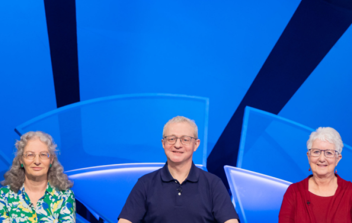 Behind the scenes of a television quiz show