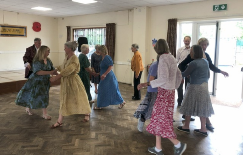 Dancing to celebrate Jane Austen