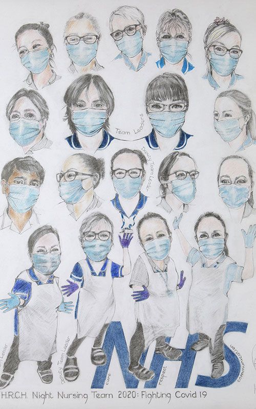 18 NHS Portraits Over Lockdown